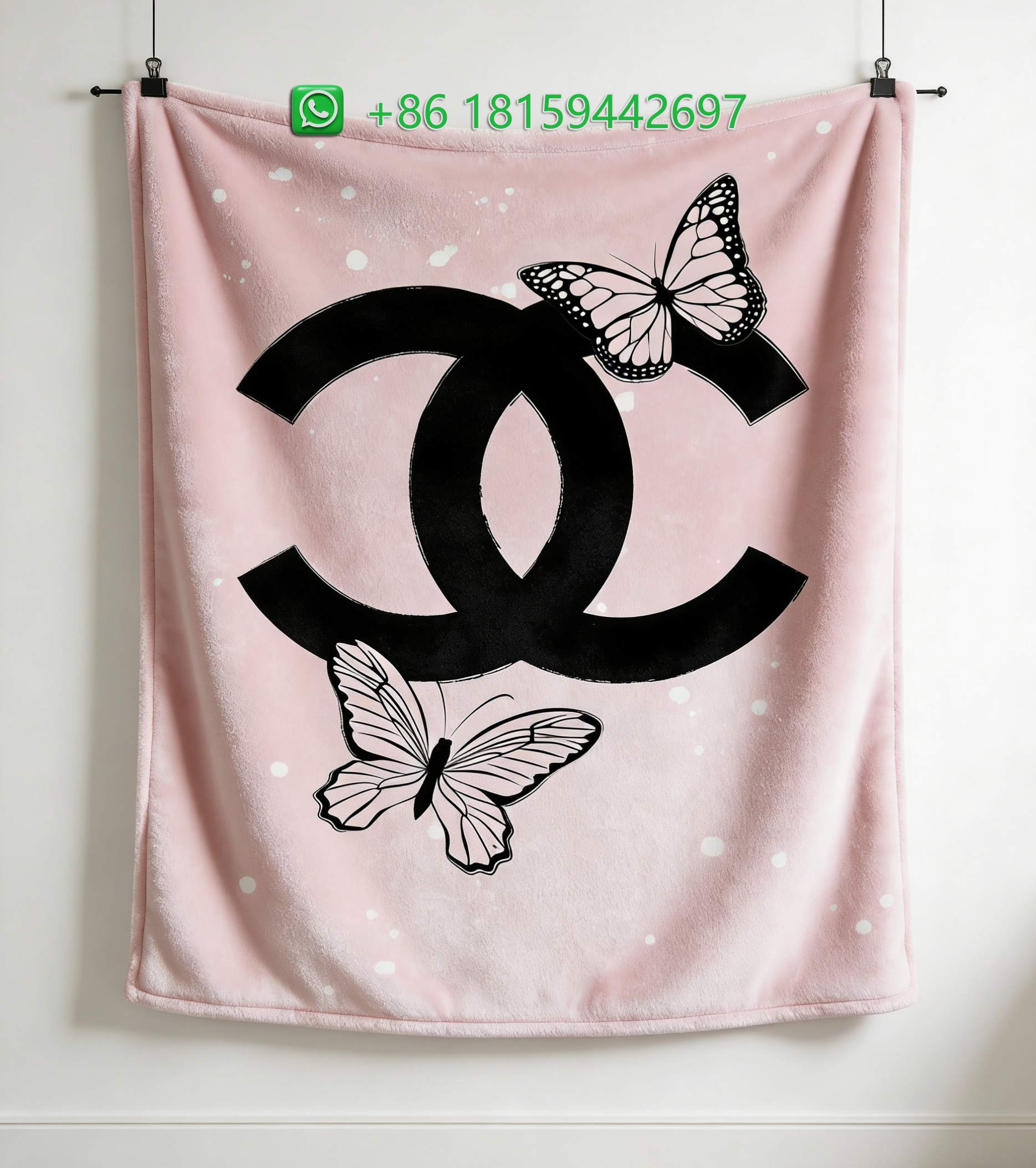 Chanel Throw Blankets